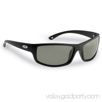 Flying Fisherman Slack Tide Polarized Sunglasses, Matte Black Frame, Smoke Lens   551050501